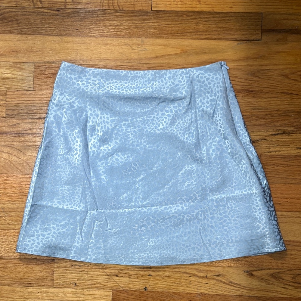 Princess Polly Light Gray Mini Skirt